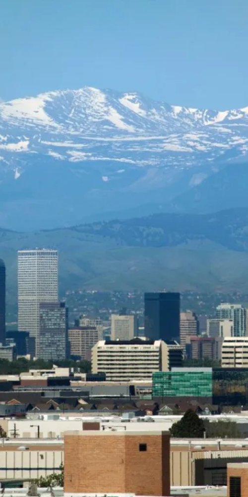 Denver city driving rules illustration