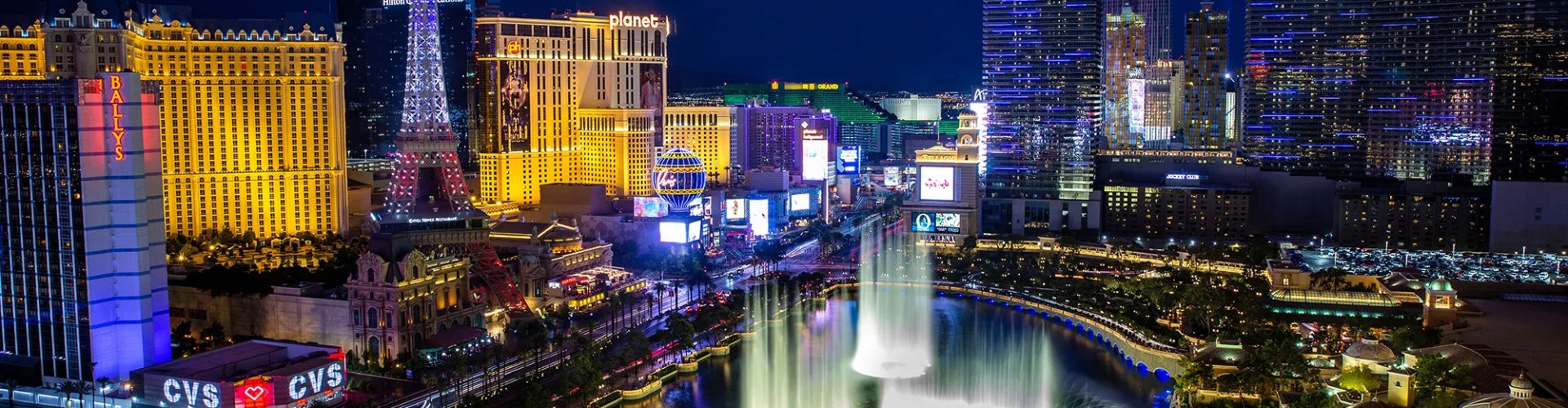 Las Vegas night skyline