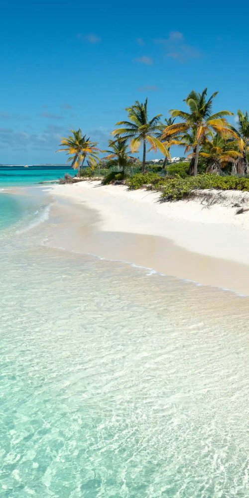 Driving scene in Anguilla