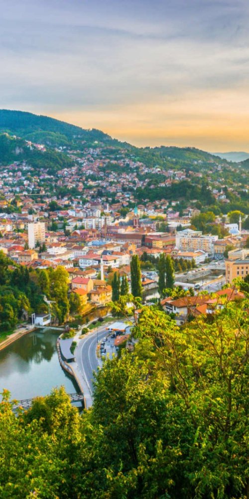 Driving in Sarajevo, BA