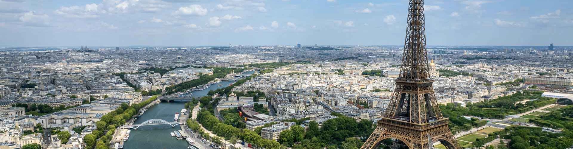 Night skyline of Paris, FR