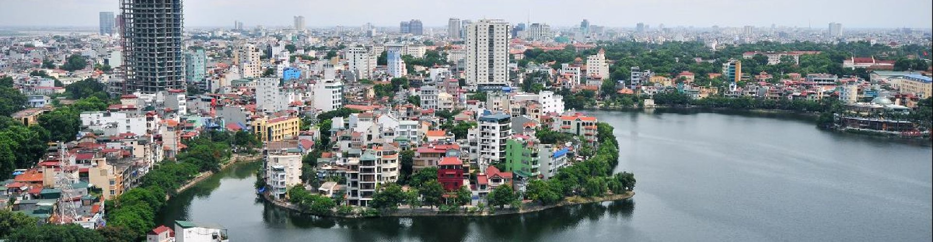 Hanoi night skyline