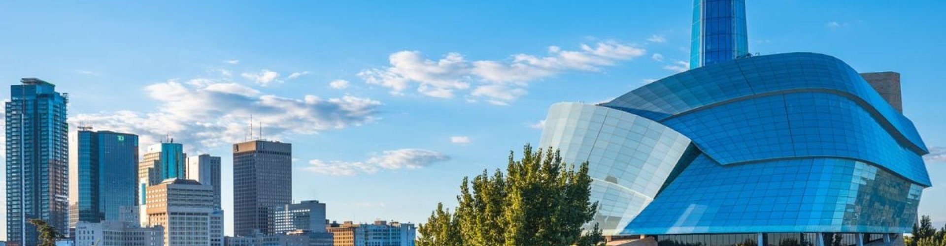Winnipeg night skyline