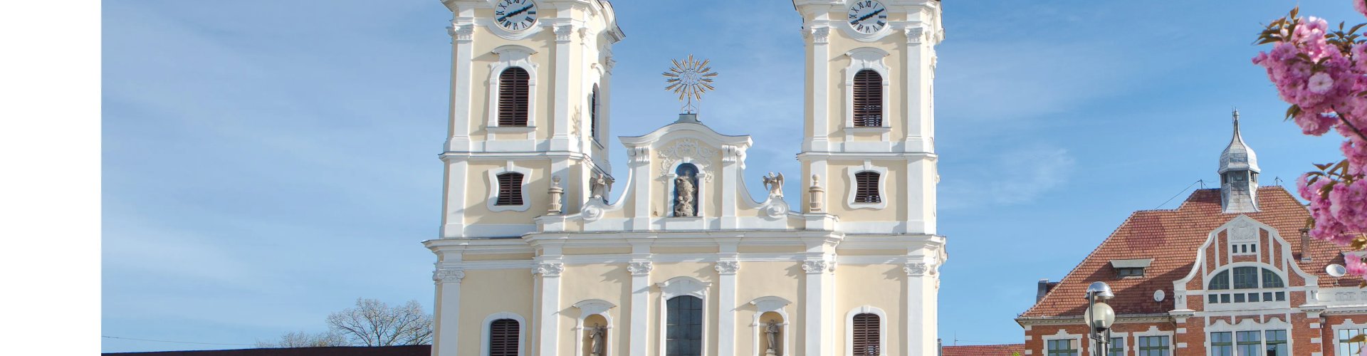 Miskolc night skyline
