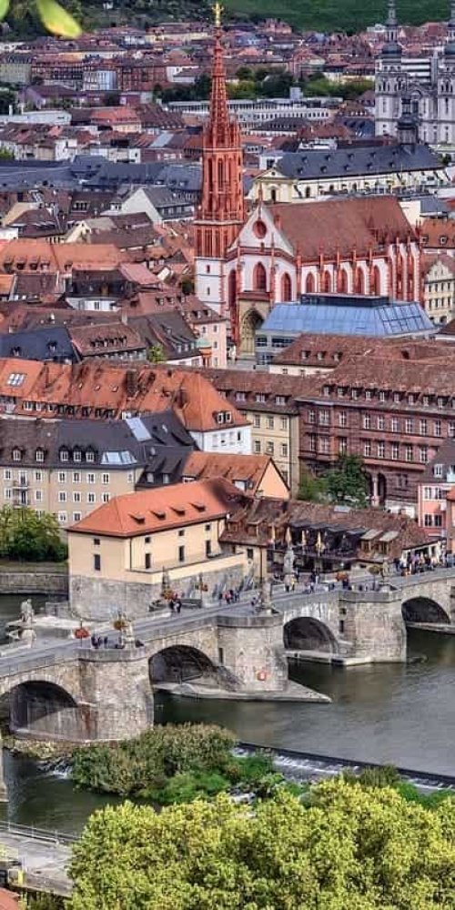 Driving in Würzburg, DE