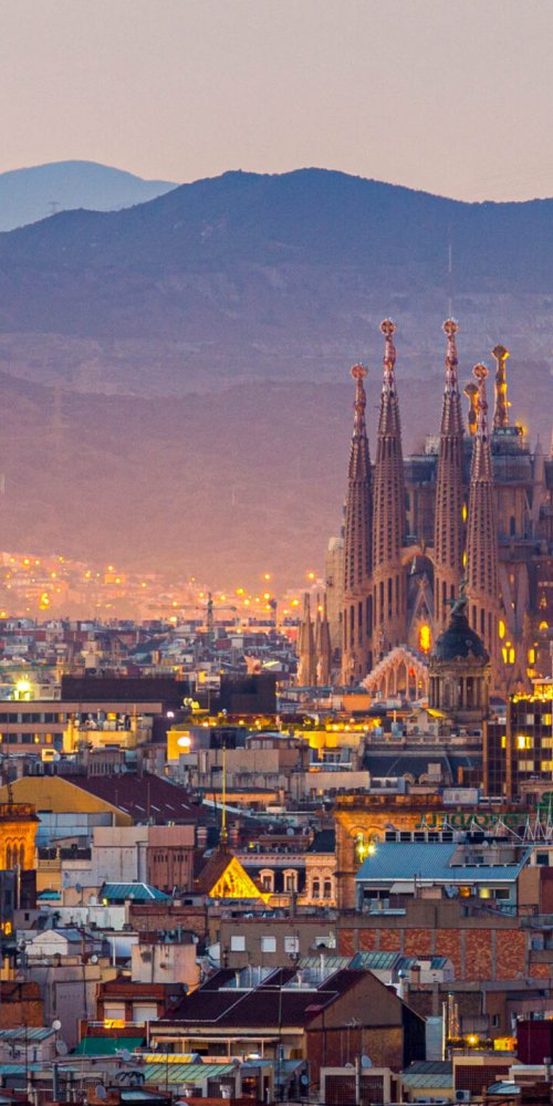 Driving in Barcelona, ES