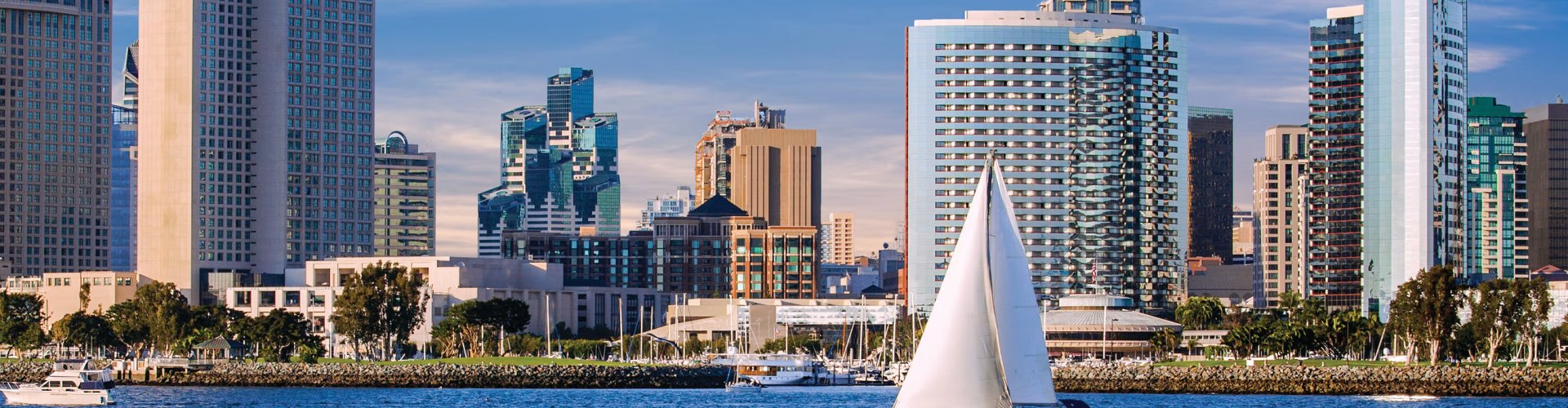 San Diego night skyline