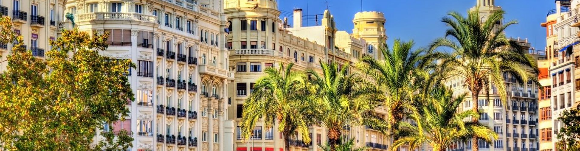 City streets of Valencia, ES