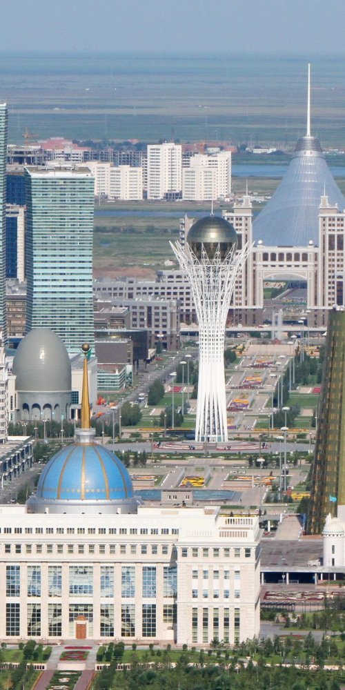 Driving in Astana, KZ