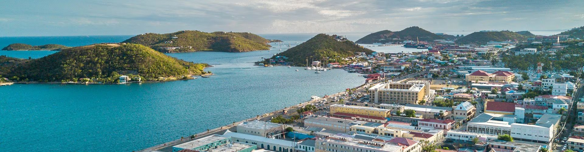 St Thomas Night Skyline