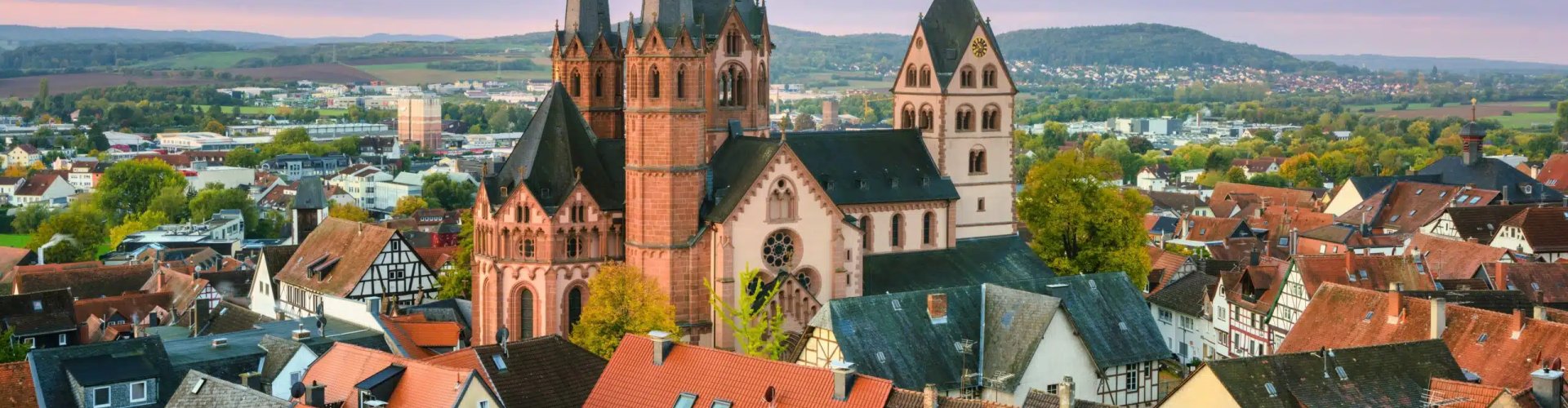 Gelnhausen night skyline