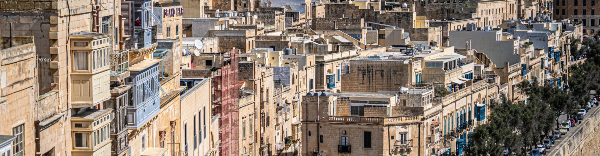 Malta, MT night skyline