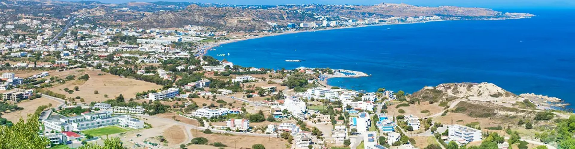 Faliraki night skyline