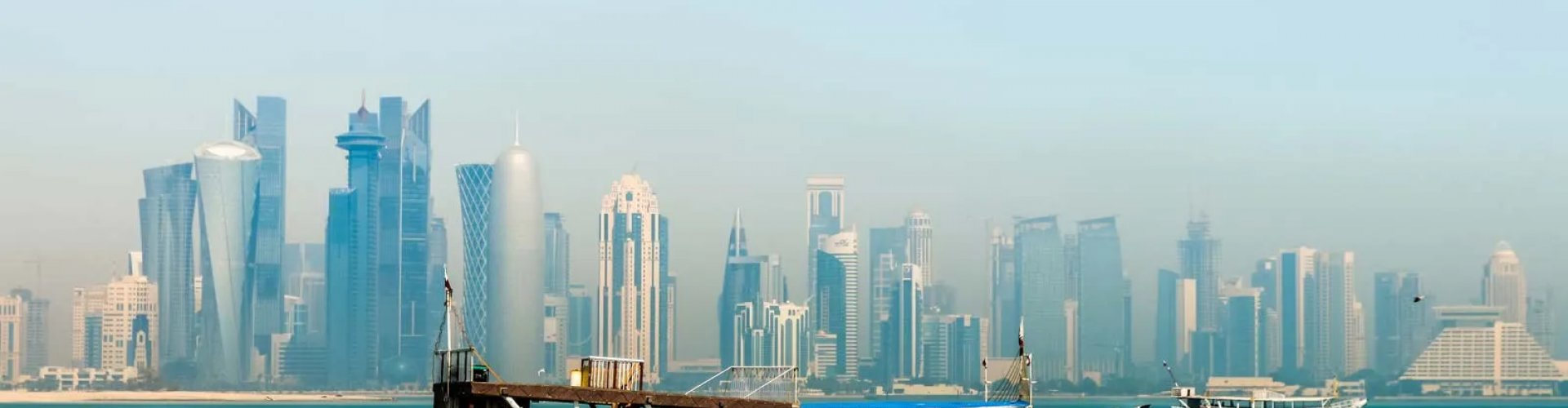 City streets of Doha, QA