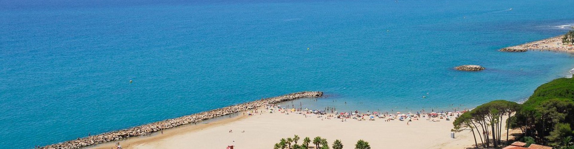 Cambrils Night Skyline