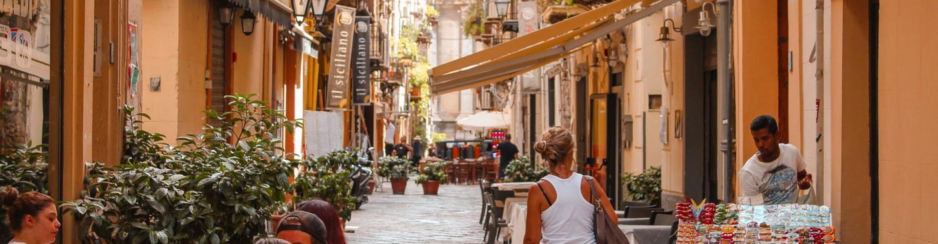 Palermo night skyline