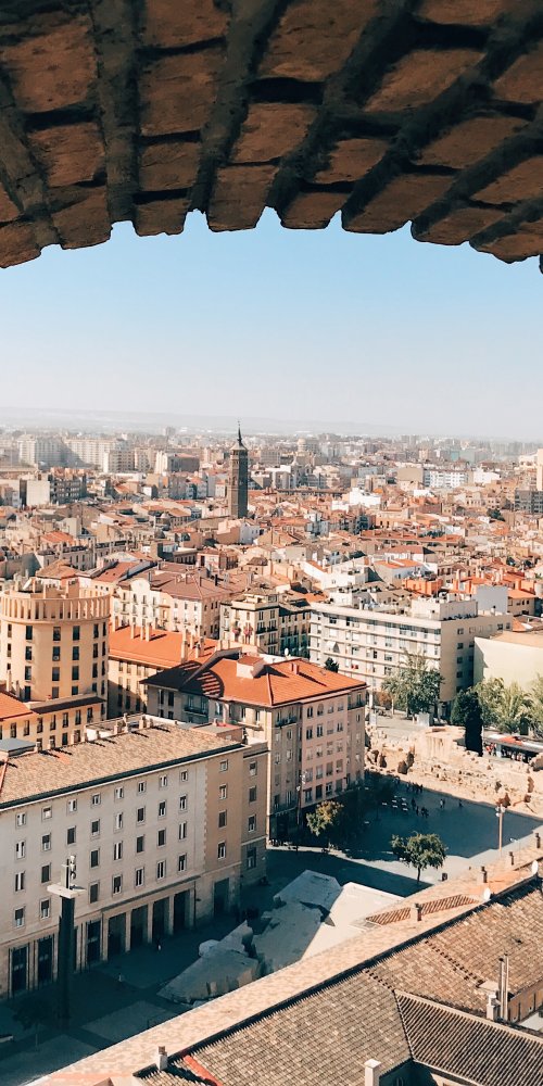 Driving in Zaragoza, ES