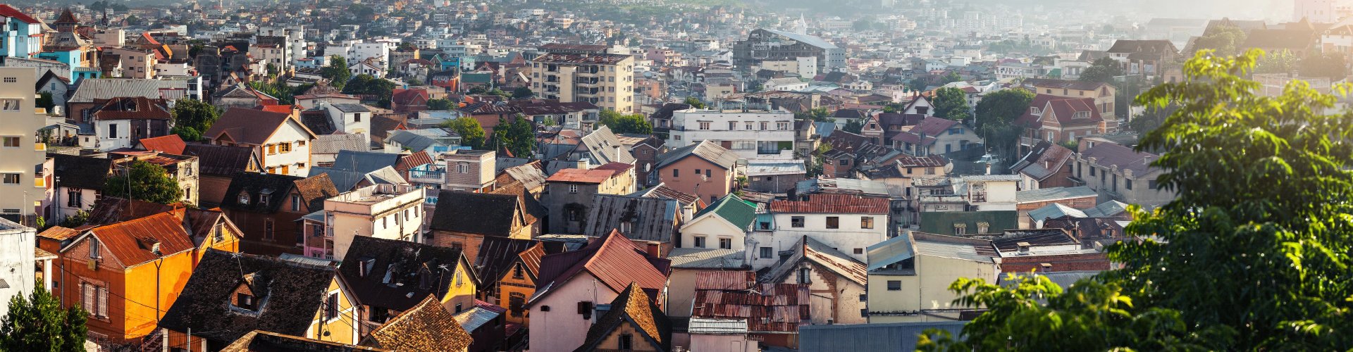 Night skyline of Antananarivo