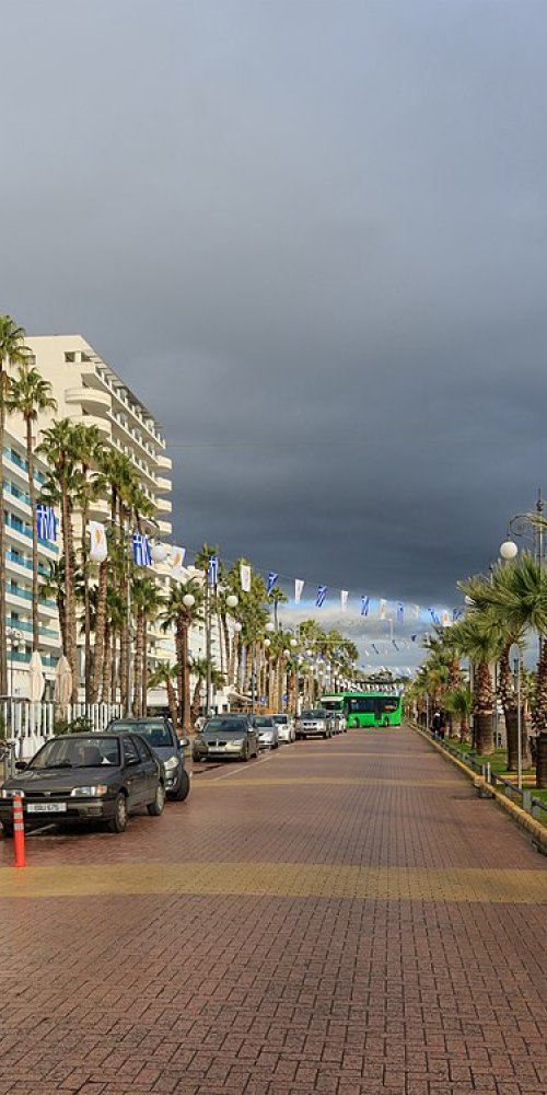 Driving in Larnaca, CY