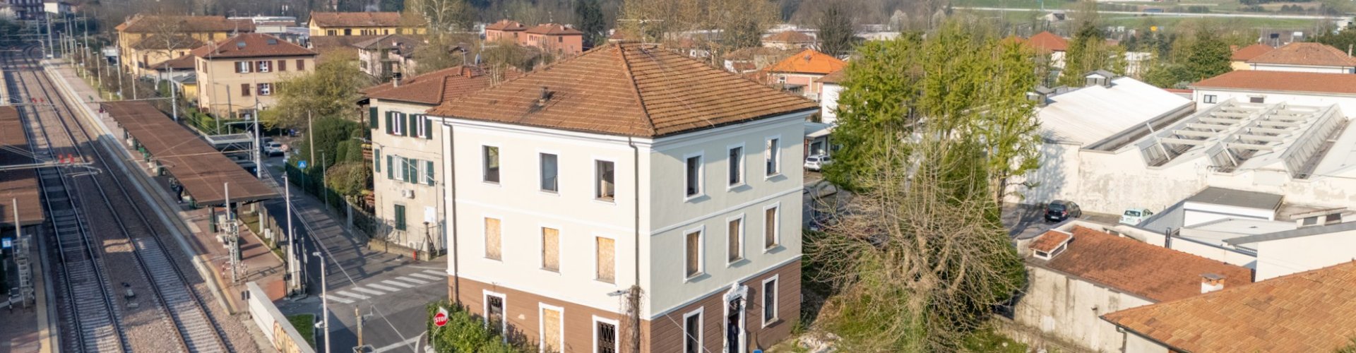 Night skyline of Fino Mornasco, IT