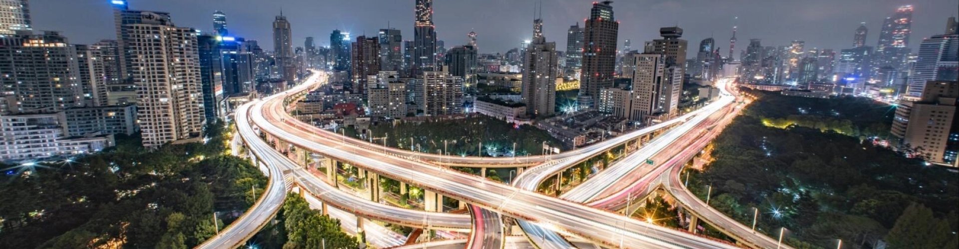 Shanghai night skyline