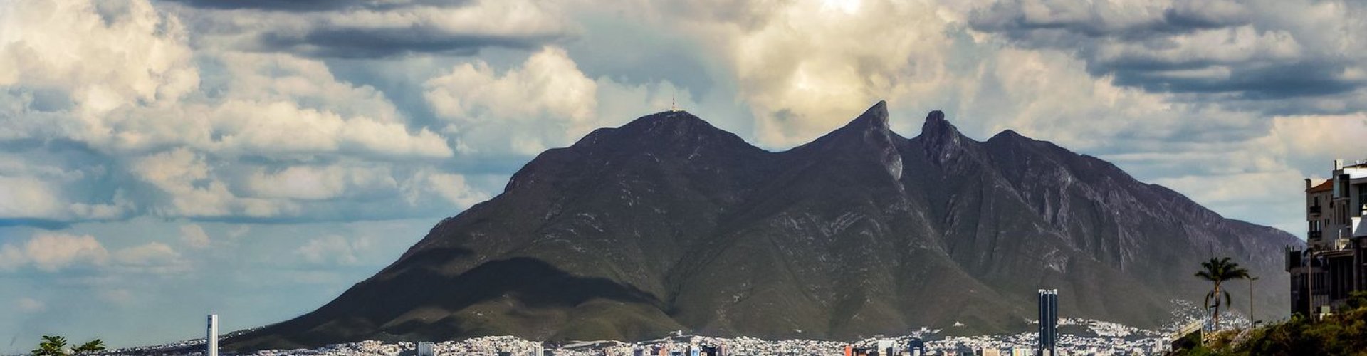Monterrey night skyline