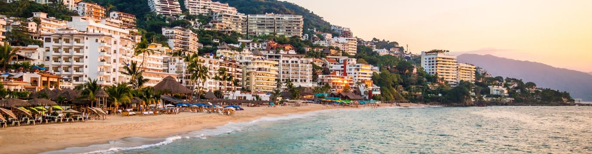 Puerto Vallarta night skyline