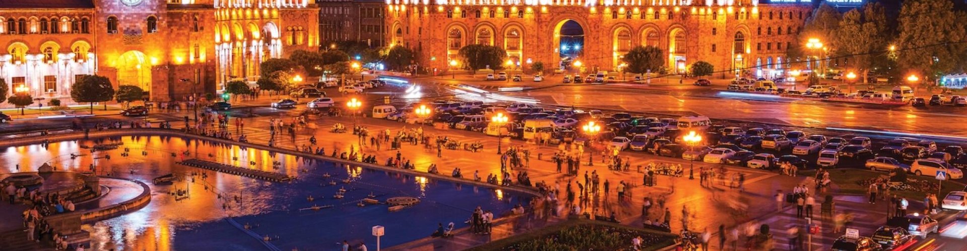 Night skyline of Yerevan, AM