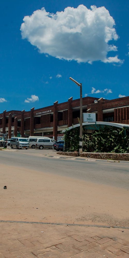 Driving in Victoria Falls, ZW