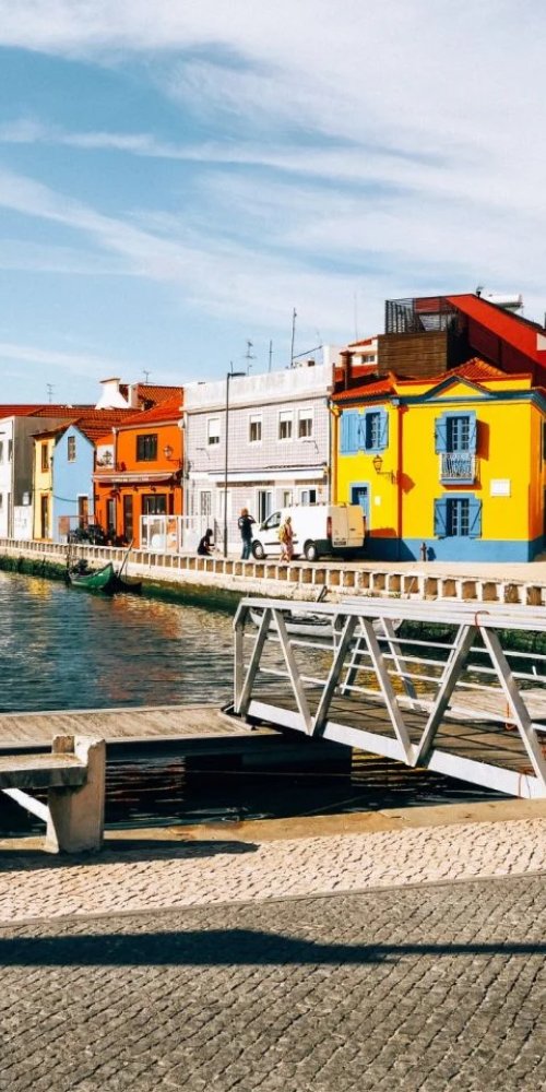 Driving in Aveiro, Portugal