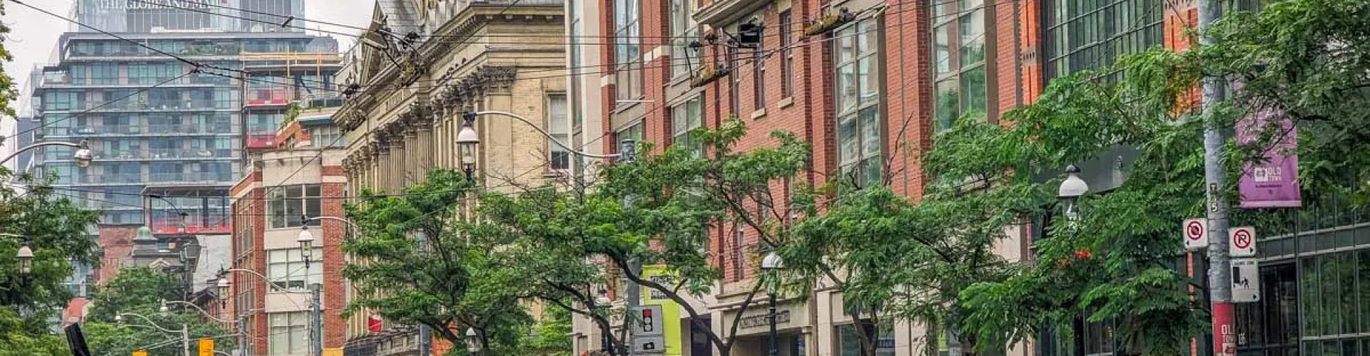 City streets of Toronto, ON, CA