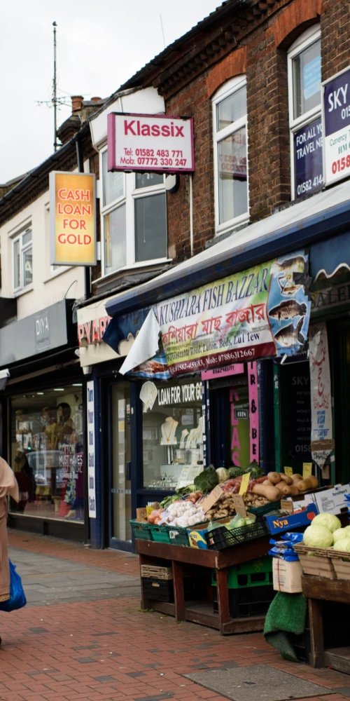 Driving in Luton, UK