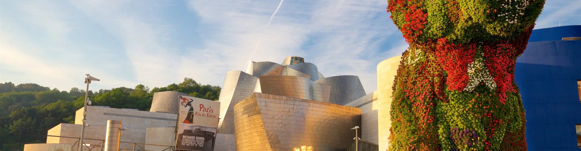 Bilbao night skyline