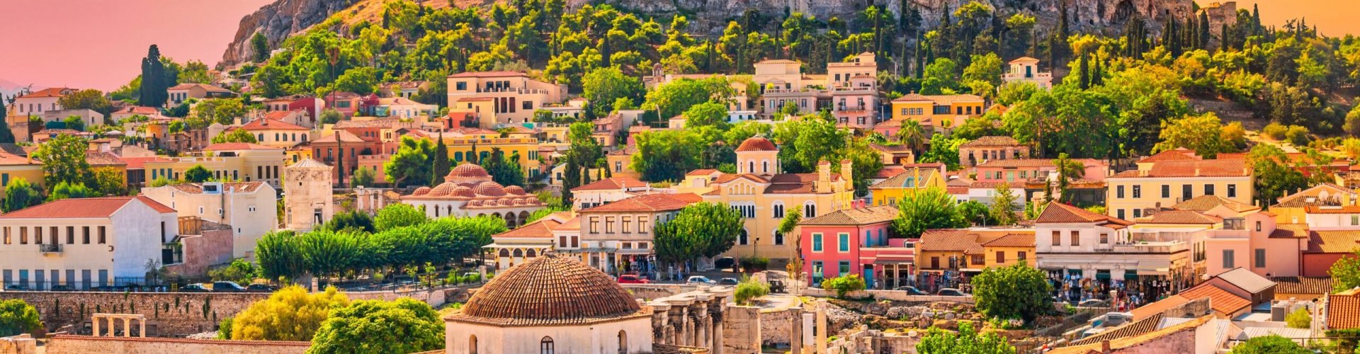 City streets of Athens, GR