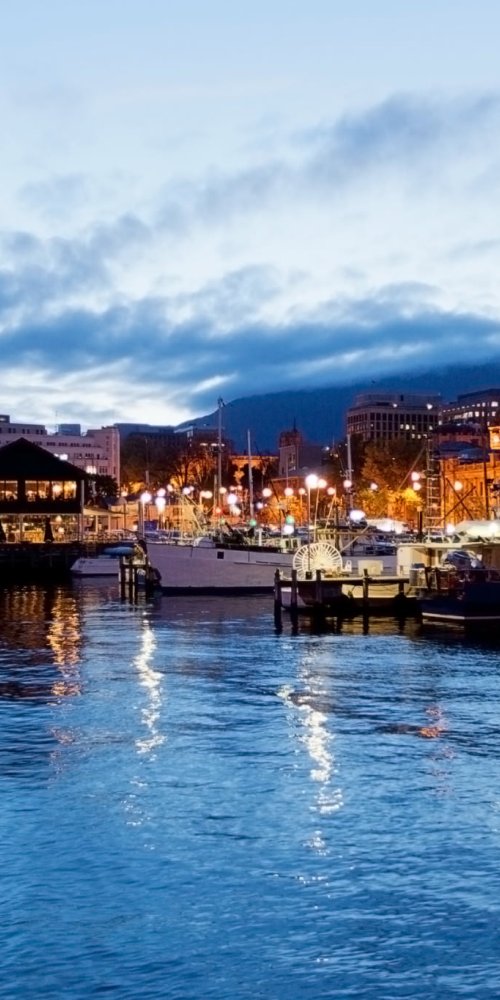 Driving in Hobart, TA, AU