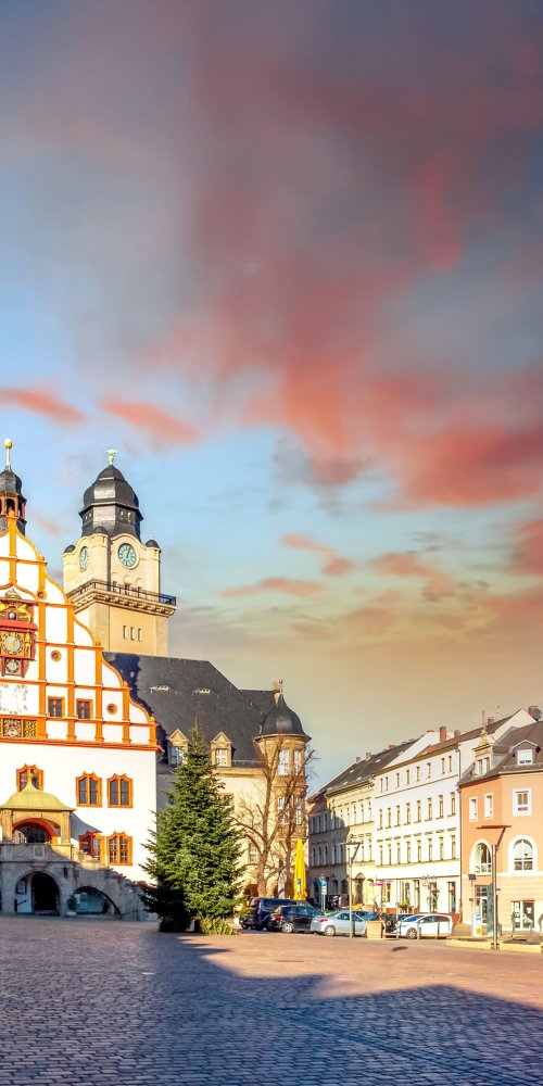 Driving in Plauen, DE