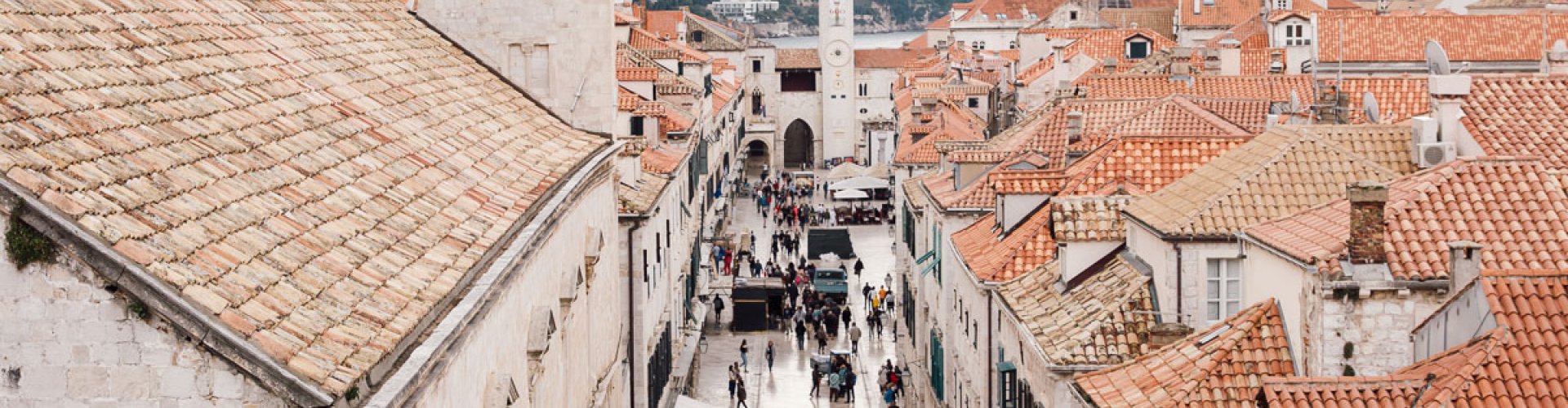 City streets of Dubrovnik, HR