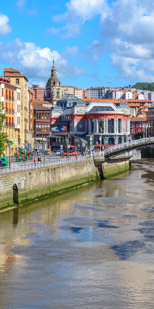 Driving in Bilbao, ES