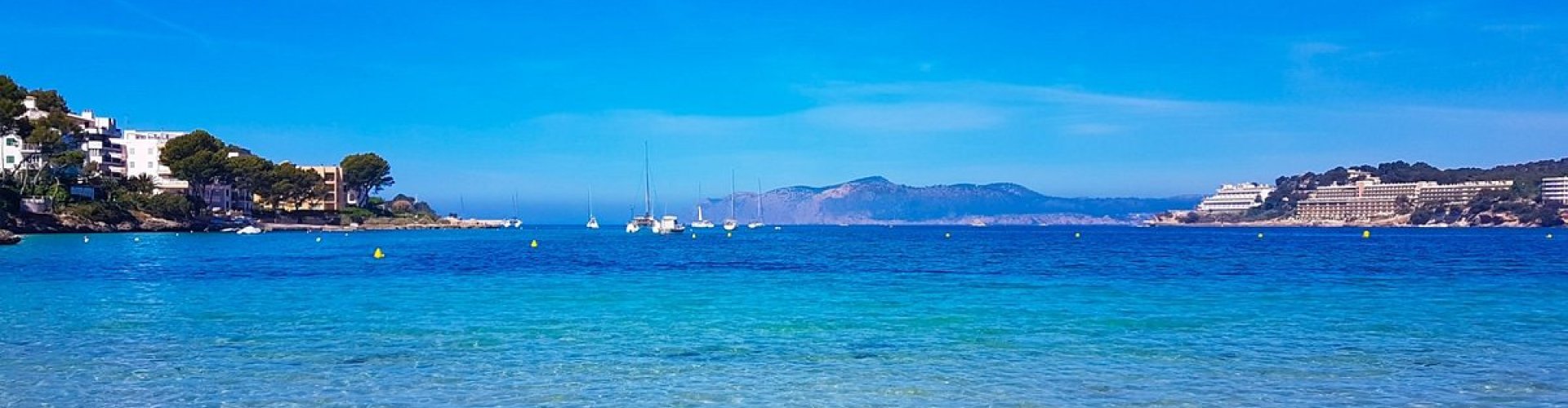 Santa Ponsa night skyline