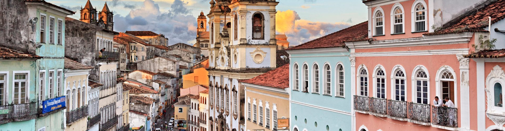 Night skyline of Salvador, BR