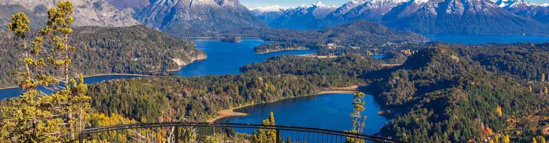 Bariloche night skyline