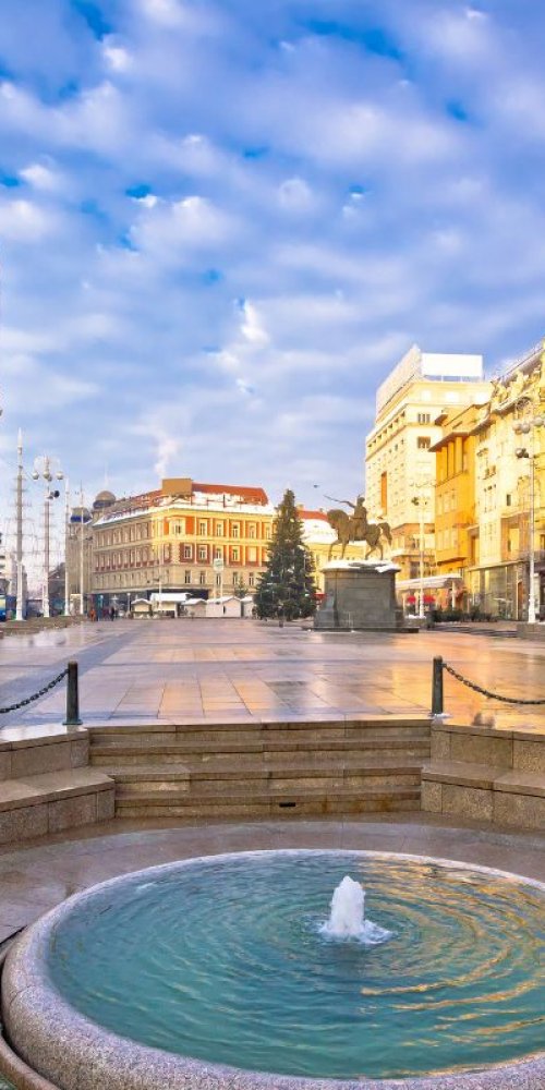 Driving in Zagreb, HR